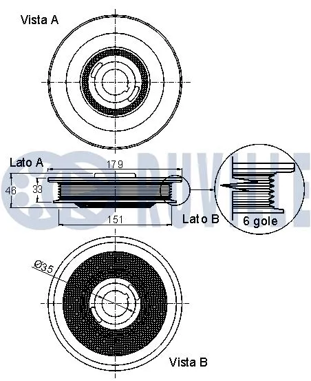 Belt Pulley, crankshaft