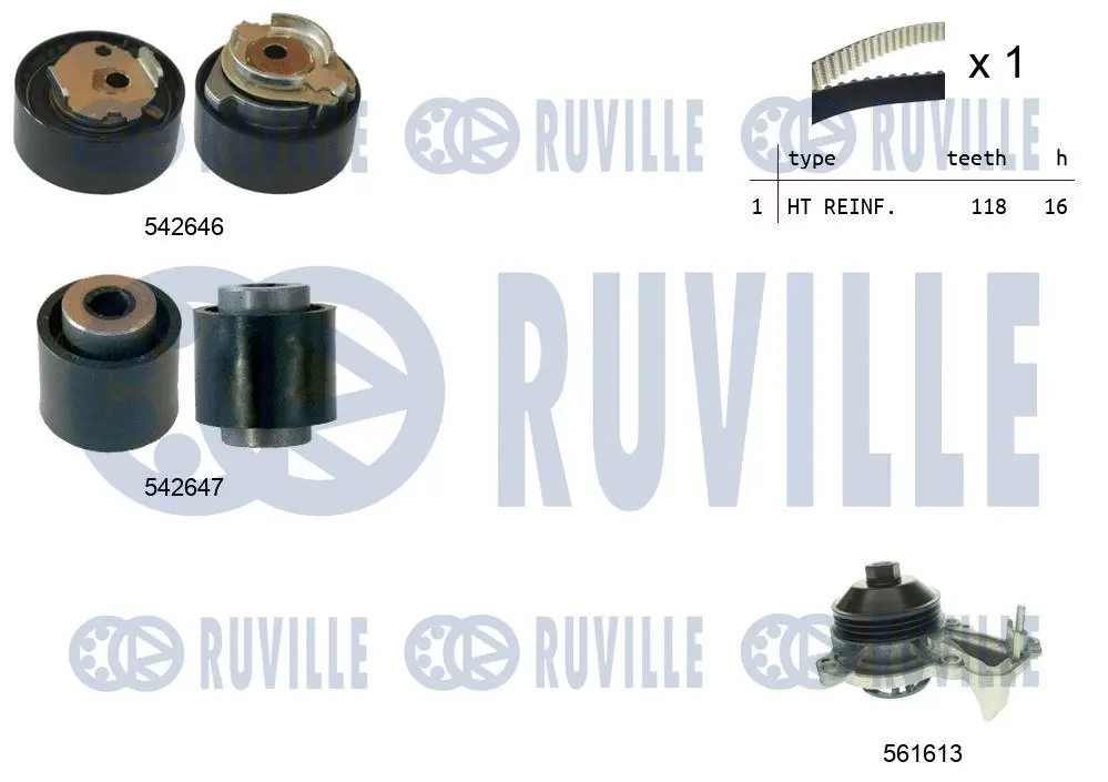 Water Pump & Timing Belt Kit (5503772)