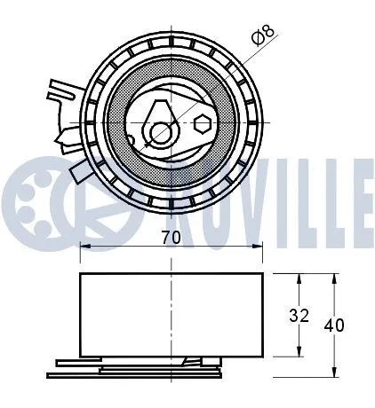 Tensioner Pulley, timing belt