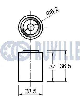 Deflection/Guide Pulley, timing belt