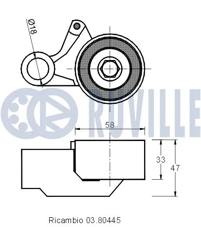 Tensioner Pulley, timing belt