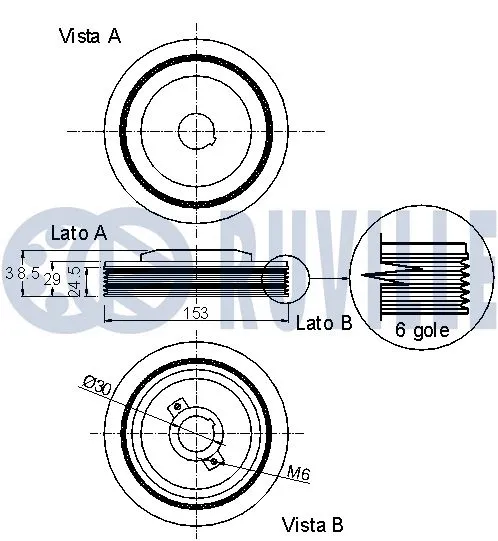 Belt Pulley, crankshaft