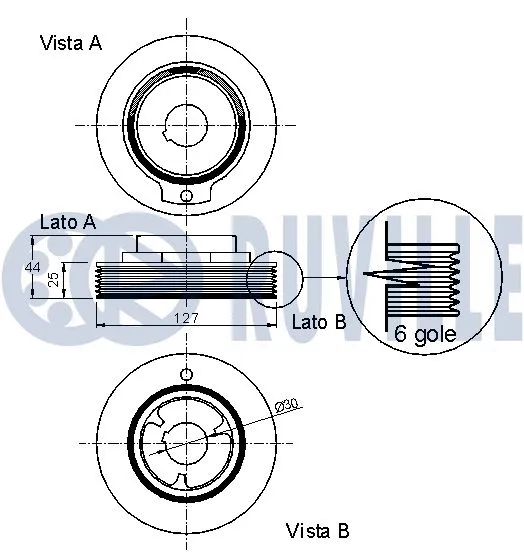 Belt Pulley, crankshaft