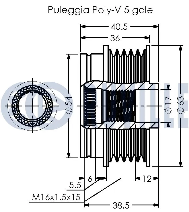 Alternator Freewheel Clutch