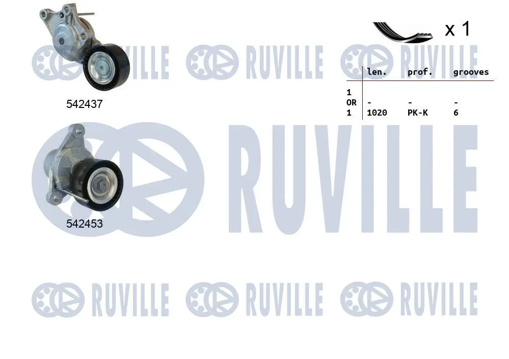 V-Ribbed Belt Set (570191)