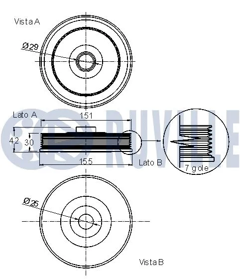 Belt Pulley, crankshaft