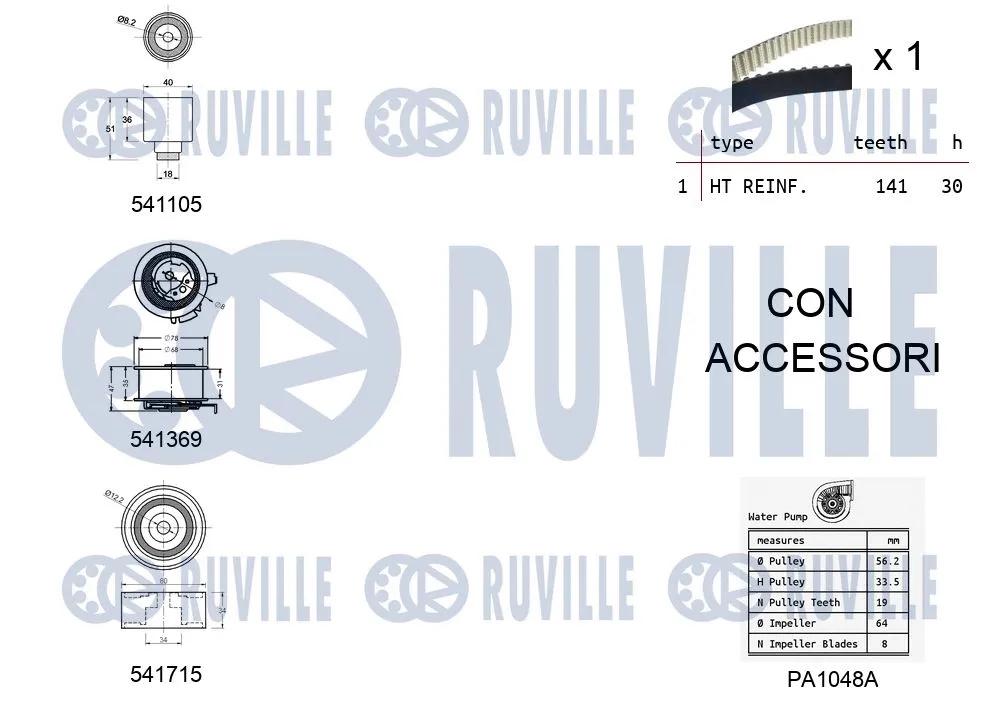 Water Pump & Timing Belt Kit
