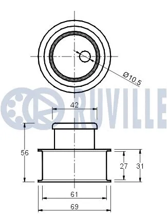 Tensioner Pulley, timing belt