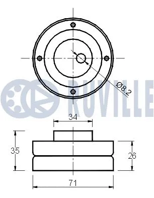 Belt Tensioner, V-ribbed belt
