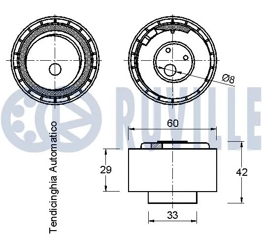 Tensioner Pulley, timing belt