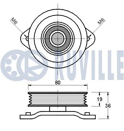 Belt Tensioner, V-ribbed belt