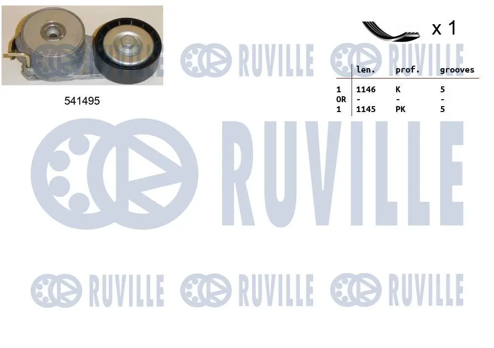 V-Ribbed Belt Set (570096)