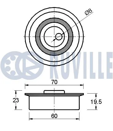 Tensioner Pulley, timing belt