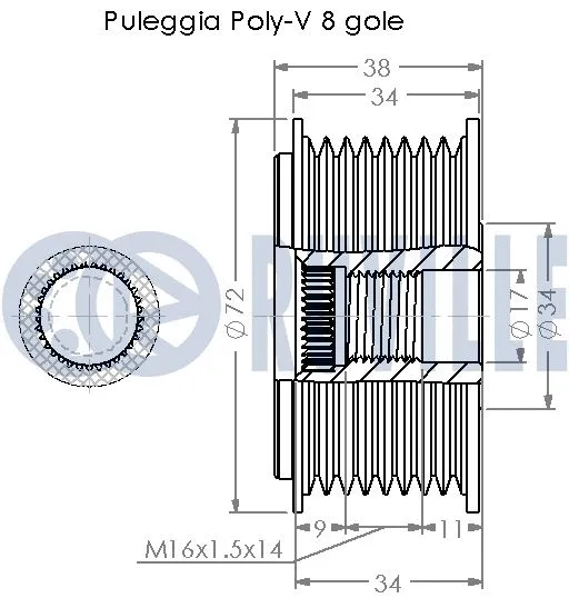 Alternator Freewheel Clutch