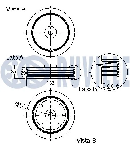 Belt Pulley, crankshaft