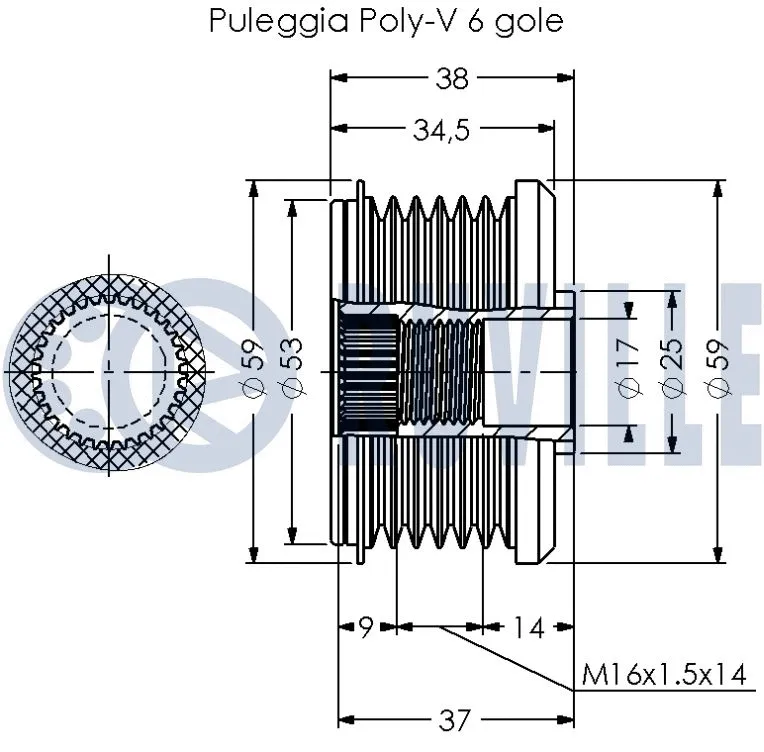 Alternator Freewheel Clutch