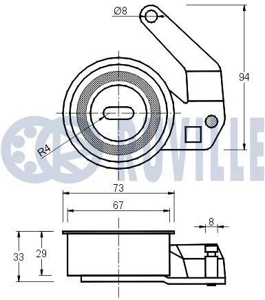 Tensioner Pulley, timing belt