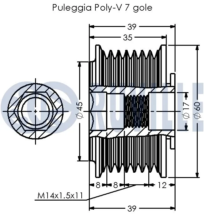 Alternator Freewheel Clutch