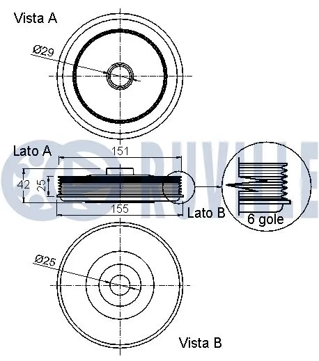 Belt Pulley, crankshaft