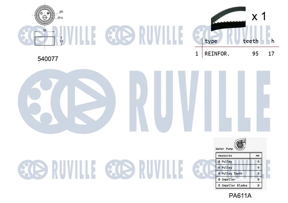 Water Pump & Timing Belt Kit