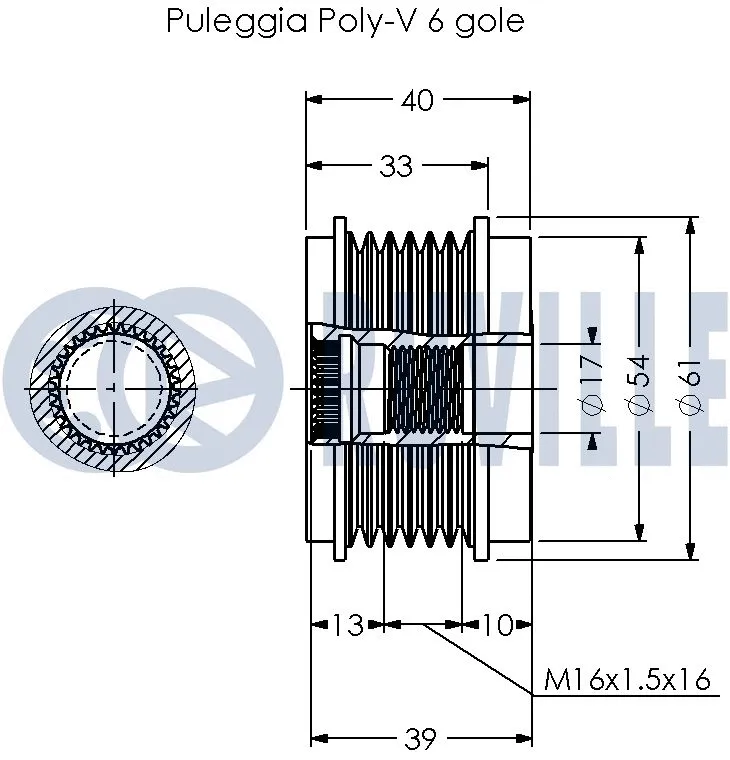 Alternator Freewheel Clutch