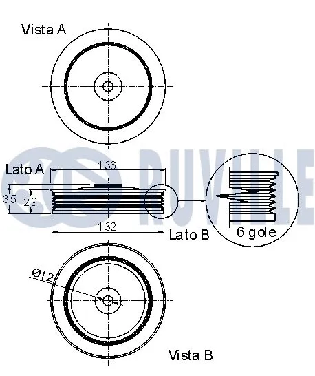 Belt Pulley, crankshaft