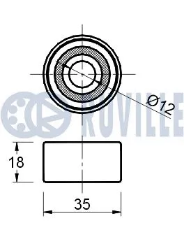 Deflection/Guide Pulley, timing belt