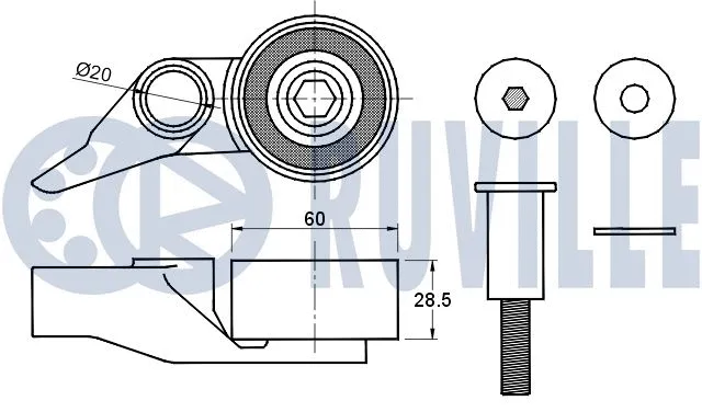 Tensioner Pulley, timing belt
