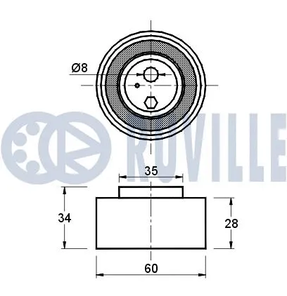 Tensioner Pulley, timing belt