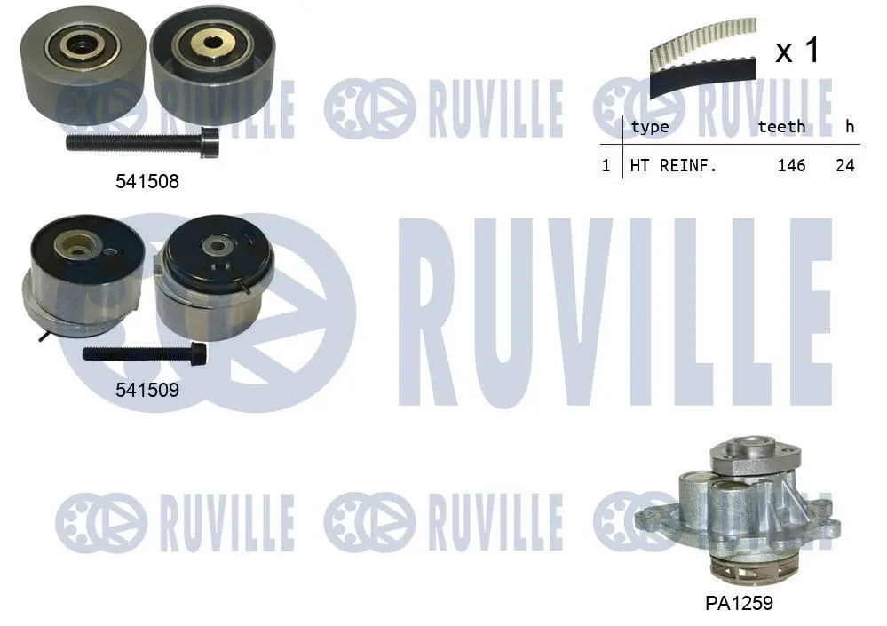 Water Pump & Timing Belt Kit (5503201)