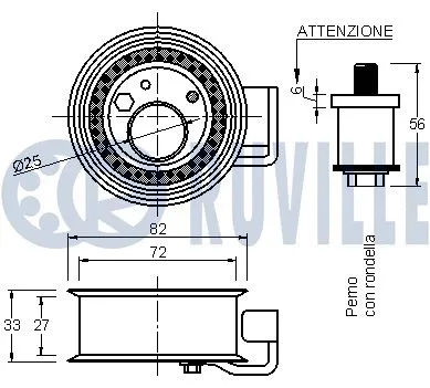 Tensioner Pulley, timing belt