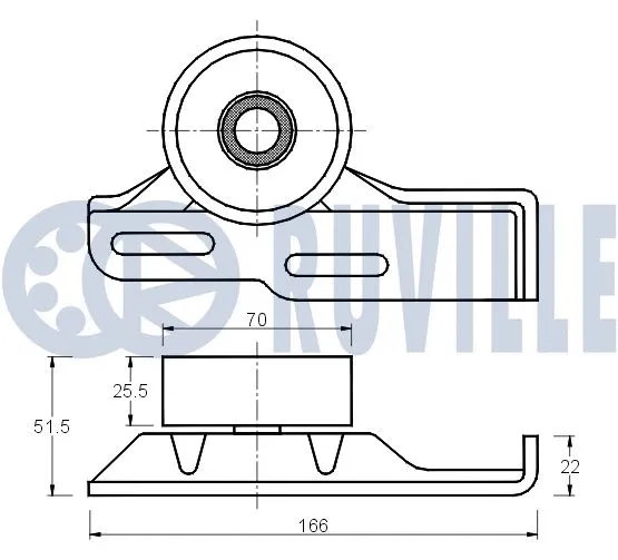 Belt Tensioner, V-ribbed belt