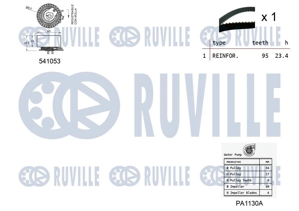 Water Pump & Timing Belt Kit