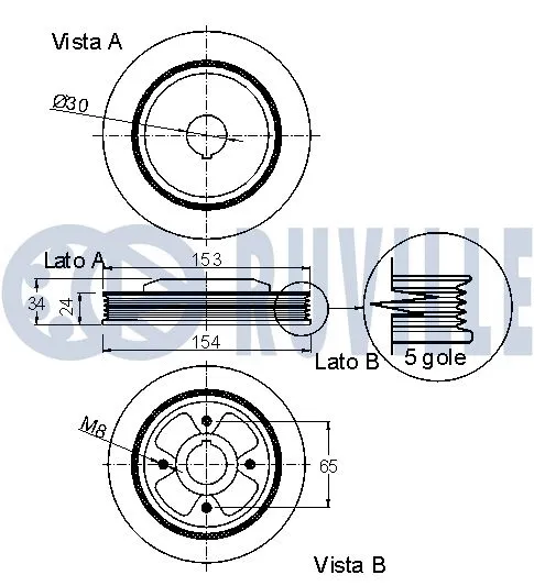 Belt Pulley, crankshaft
