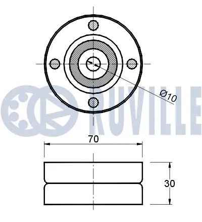 Belt Tensioner, V-ribbed belt