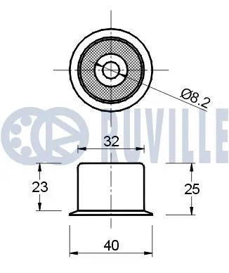 Deflection/Guide Pulley, timing belt