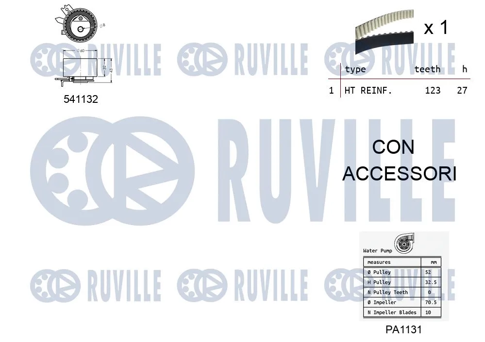 Water Pump & Timing Belt Kit