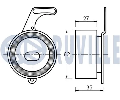 Tensioner Pulley, timing belt