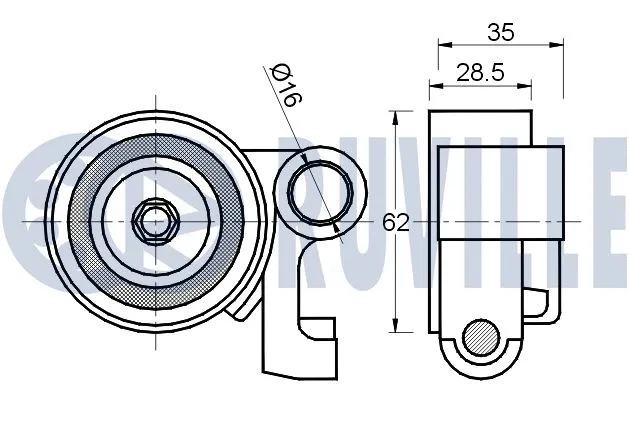 Tensioner Pulley, timing belt