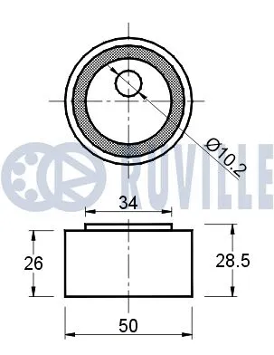 Belt Tensioner, V-ribbed belt