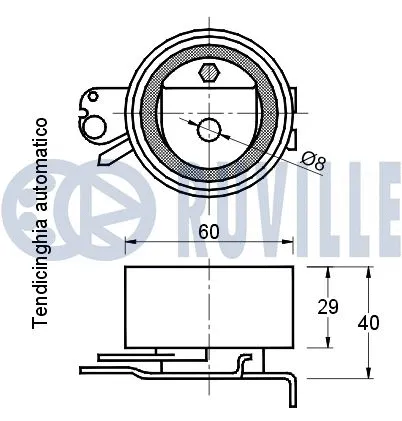 Tensioner Pulley, timing belt
