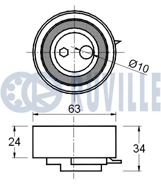 Tensioner Pulley, timing belt
