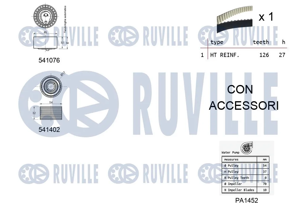 Water Pump & Timing Belt Kit