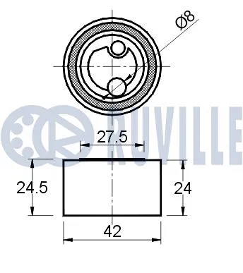 Tensioner Pulley, timing belt