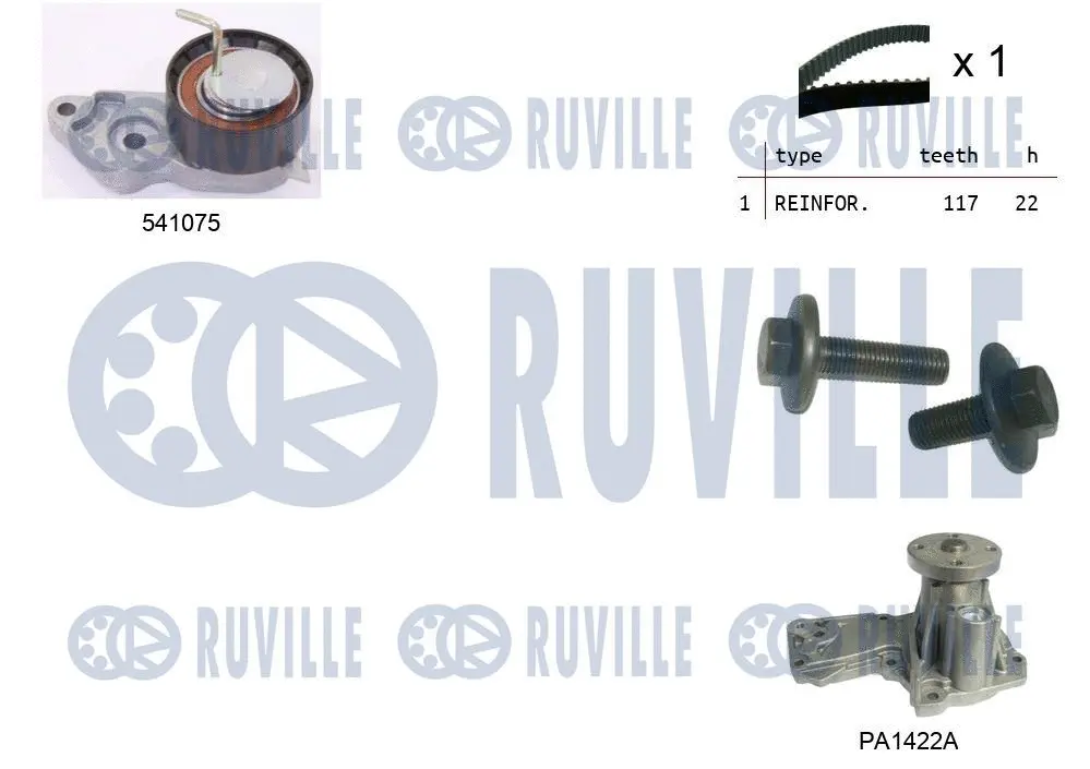 Water Pump & Timing Belt Kit (5500642)