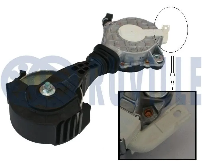 Belt Tensioner, V-ribbed belt (542015)