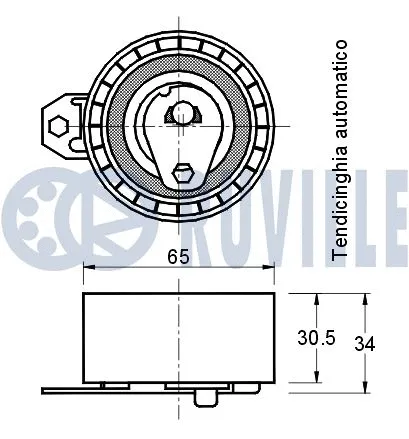 Tensioner Pulley, timing belt