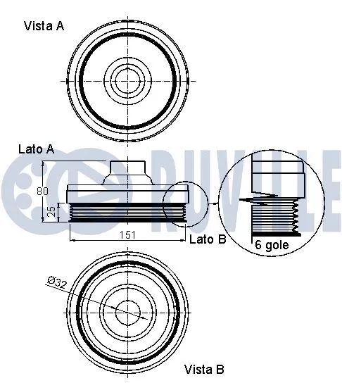 Belt Pulley, crankshaft