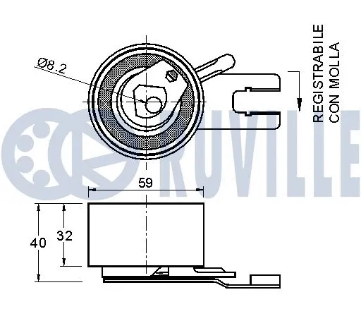 Tensioner Pulley, timing belt