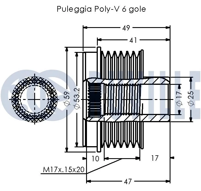 Alternator Freewheel Clutch